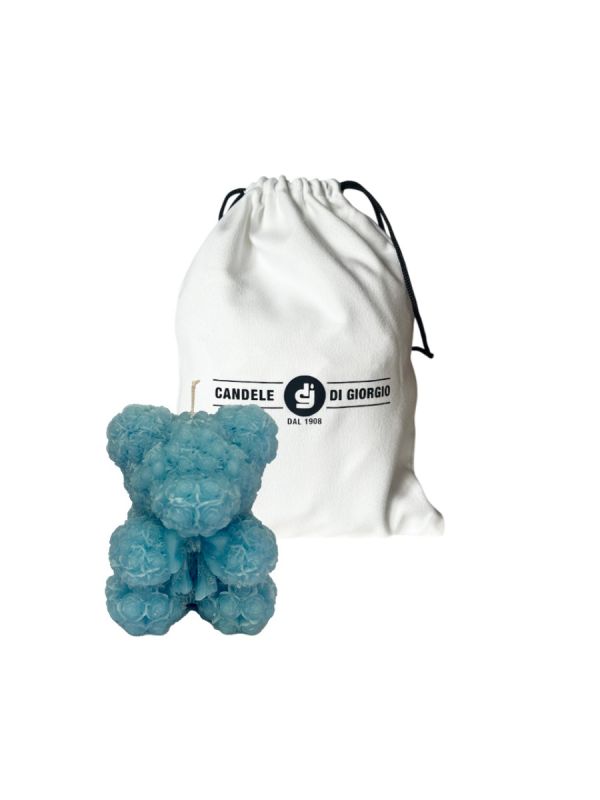 Candela Orsetto - Dusty Blu - H10 cm x 8cm 