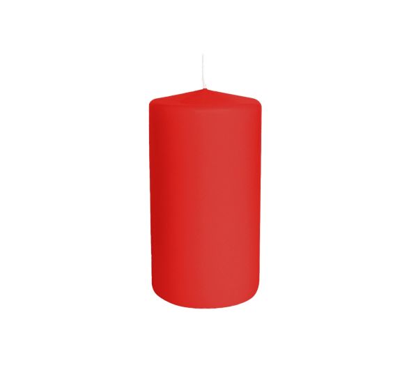 12 Candele Cero diametro 5 cm altezza 8 cm - Rosso