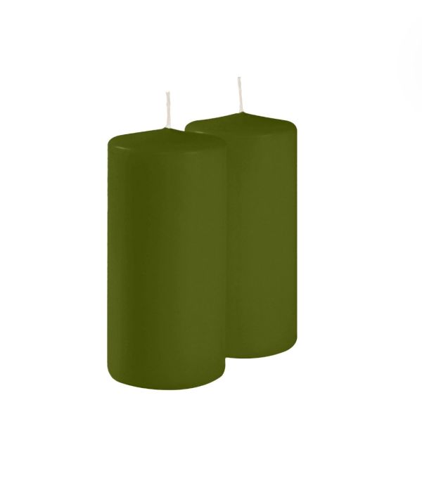 Ceri Ø 7 cm h. 15 cm 4 pezzi - Verde Oliva