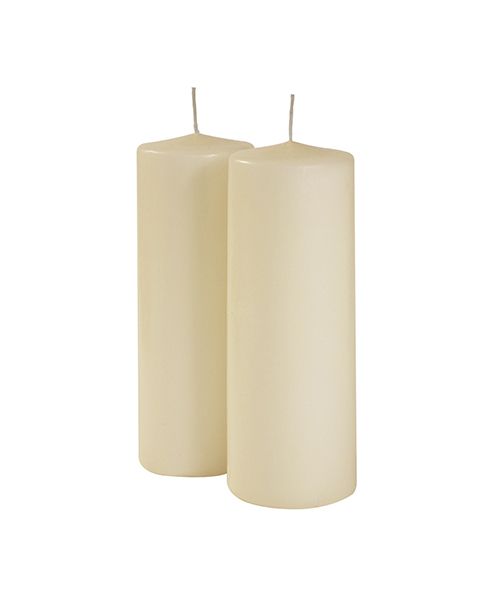 Ceri Ø 7 cm h. 20 cm 2 pezzi - Avorio