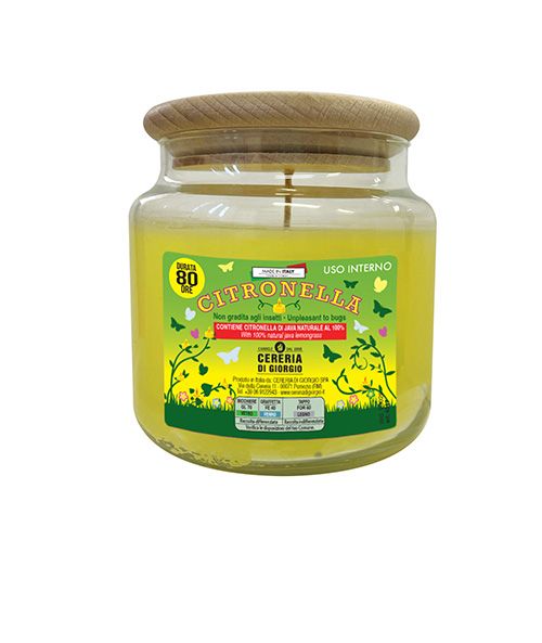 Giara Citronella - allontana gli insetti- 80 ORE