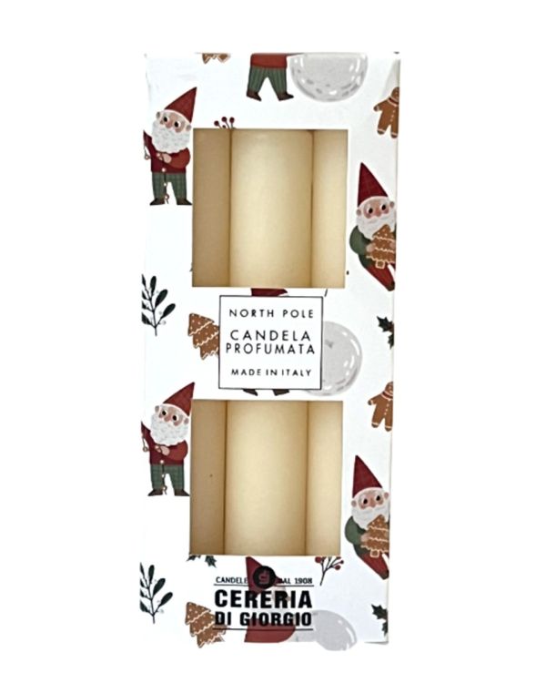 3 Candele Profumate Pocket Season diametro 1,9 cm altezza 12,5 cm - Natale - North Pole