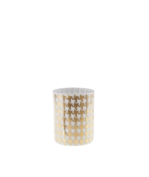 Porta tealight in porcellana Ø 6 cm h 7,8 cm