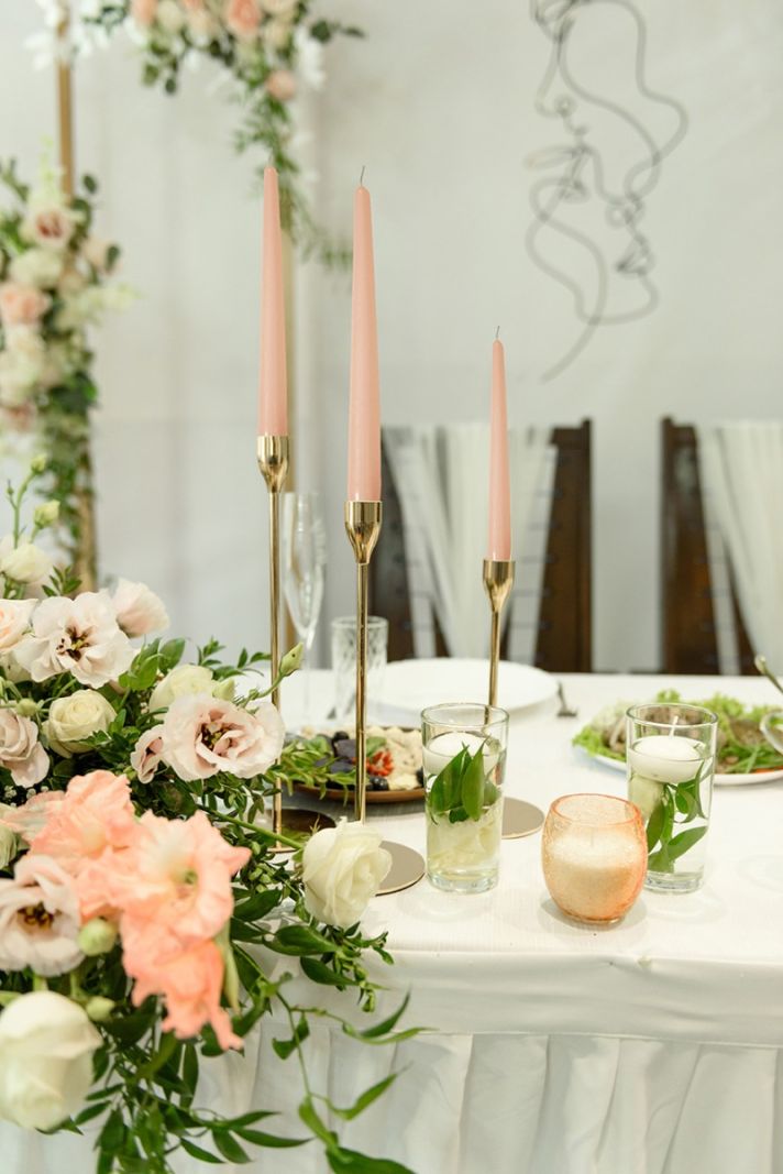 Candele coniche Ø 2,2 cm h. 25 cm 10 pezzi - Cipria