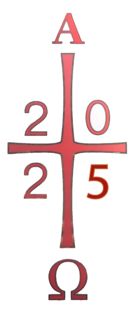 Adesivi per cero pasquale - Set anno