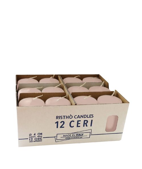 Ceri Ø 4 cm h. 7 cm 12 pezzi - Cipria