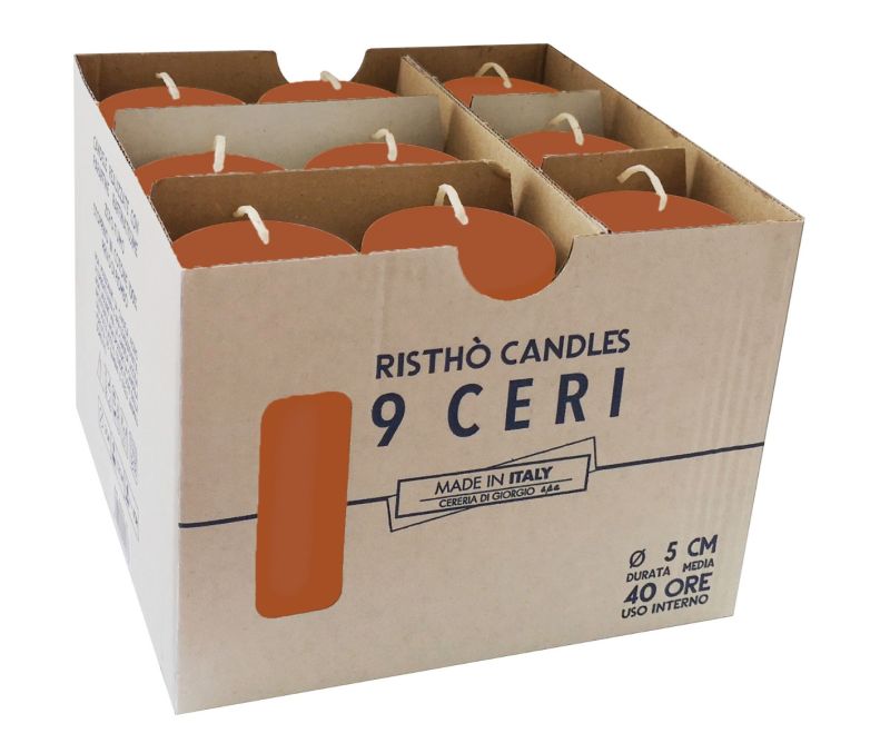 Ceri Ø 5 cm h. 12 cm 9 pezzi - Terracotta