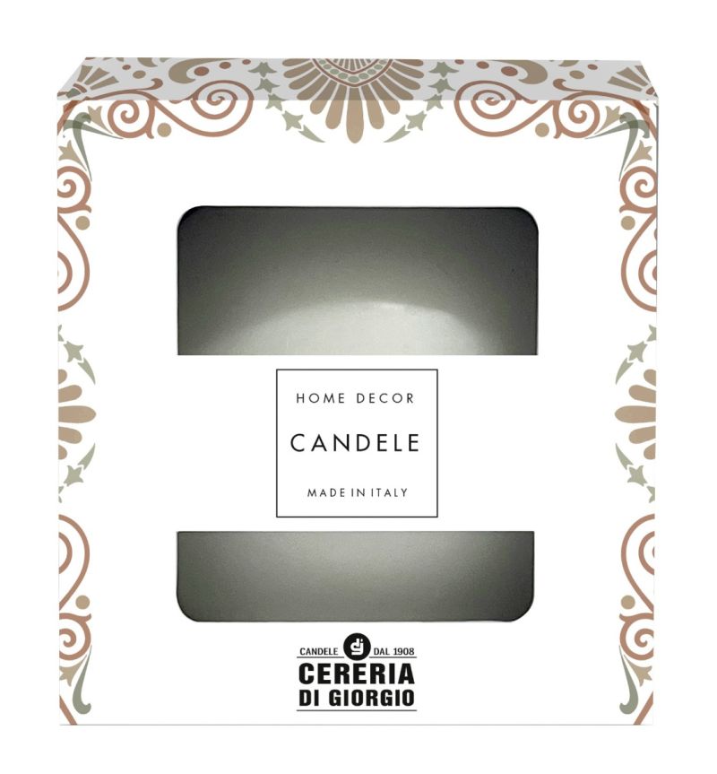 Candela sfera Laccata  Ø 10 cm 1 pezzo - Bianco