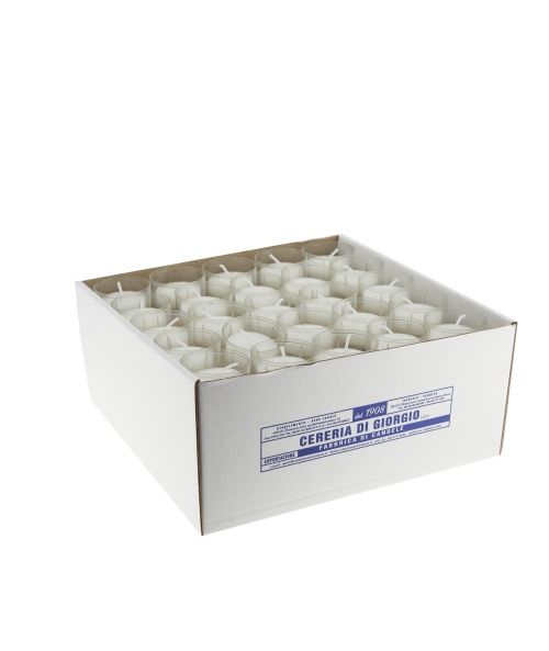 Luminelli votivi con coppetta in policarbonato - Trasparente Cartone 450 pezzi