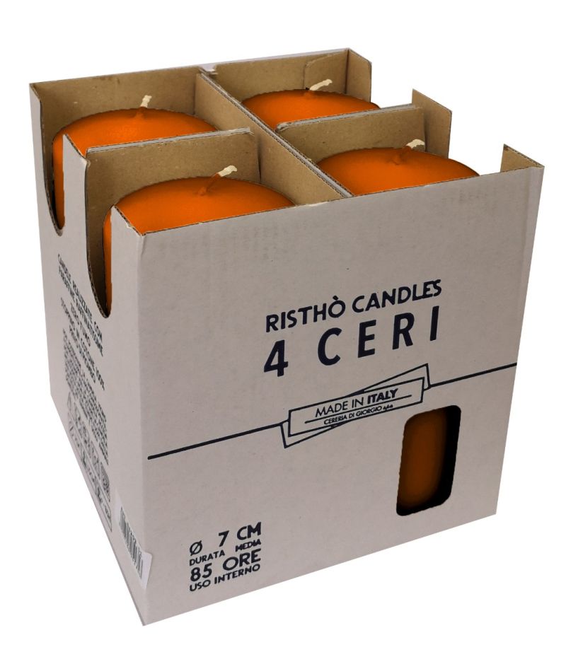 Ceri Ø 7 cm h. 15 cm 4 pezzi - Terracotta