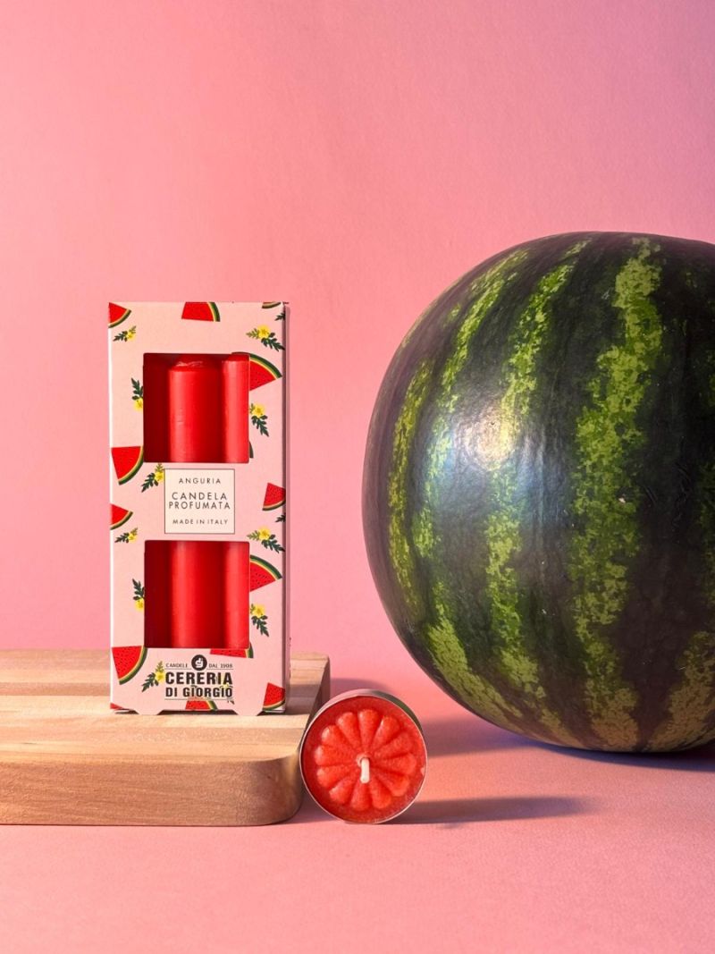 6 Tealight Profumate Pocket Season diametro 3,6 cm altezza 1,5 cm - Primavera/Estate - Anguria