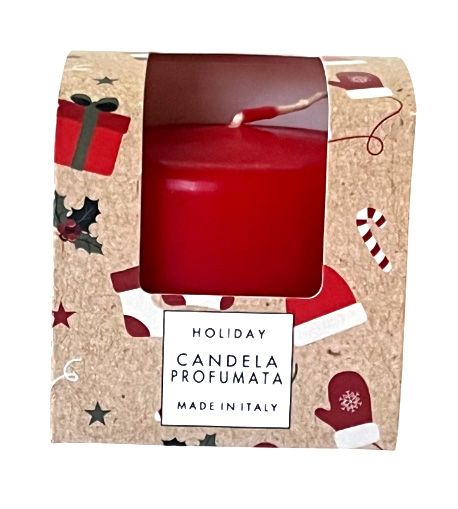 Candela Profumata Pocket Season diametro 6 cm altezza 5,5 cm - Natale - Holiday