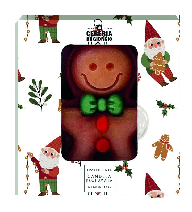 Candela Omino Pan di Zenzero profumato - Pocket Season - Natale 