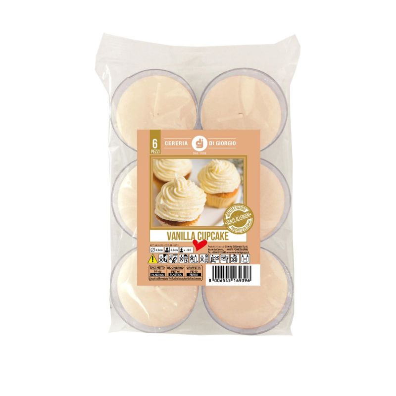 Candela profumata alla Vaniglia in bicchierino - Senza allergeni