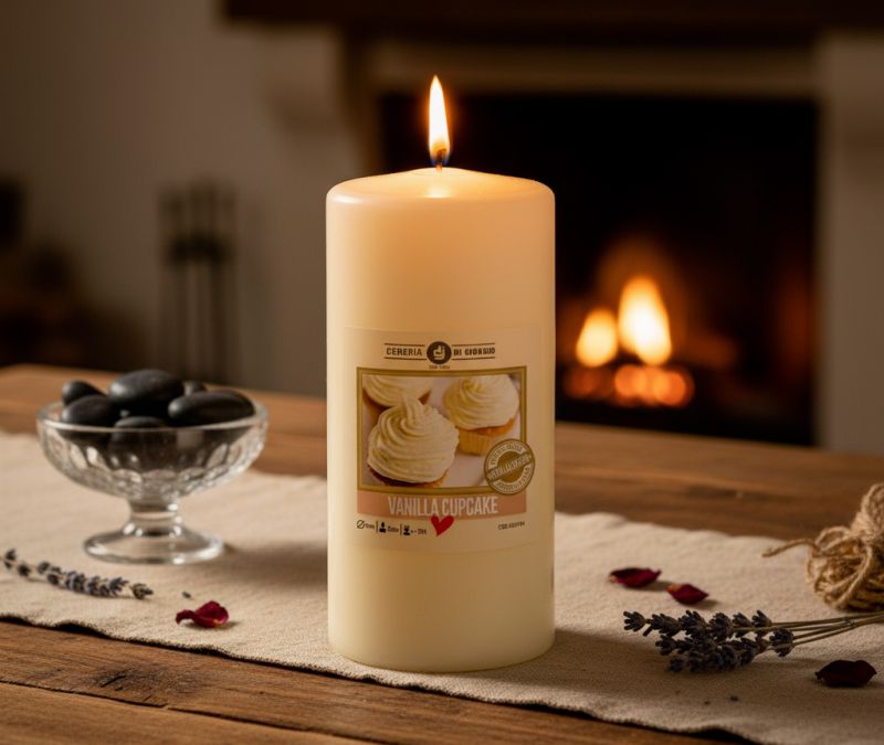 Cero profumato alla Vaniglia Ø 6 cm h. 15 cm
