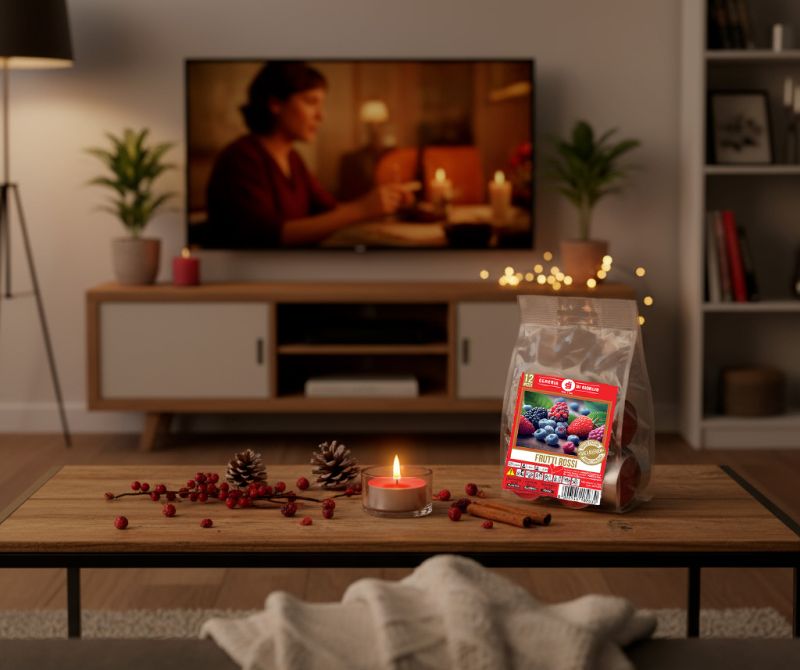 Tealight profumato Berries - 12 pezzi - Senza allergeni